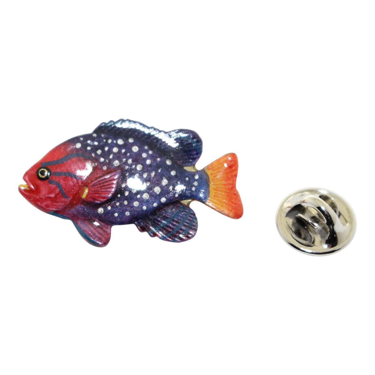 Pumpkinseed Pin ~ Hand Painted ~ Lapel Pin ~ Hand Painted Lapel Pin ~ Sarah's Treats & Treasures